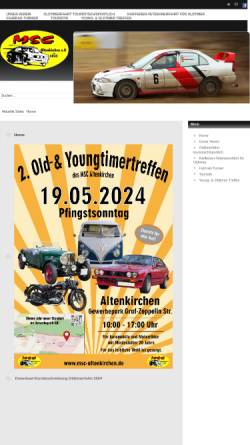 Vorschau der mobilen Webseite www.msc-altenkirchen.de, MSC Altenkirchen