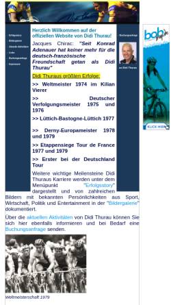 Vorschau der mobilen Webseite www.thurau1977.de, Thurau, Didi