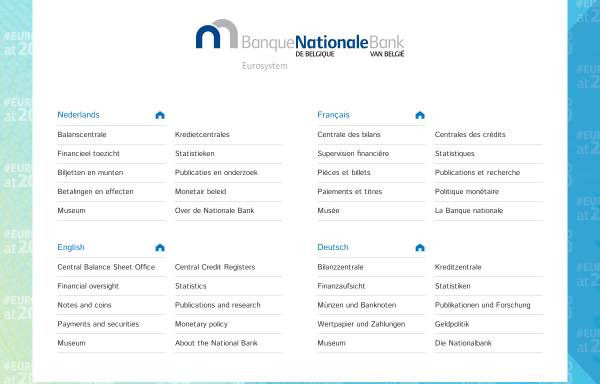 Vorschau von www.nbb.be, Belgische Nationalbank