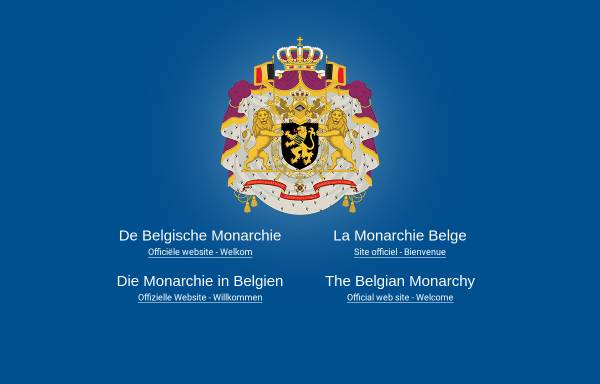 Vorschau von www.monarchie.be, Die Monarchie in Belgien