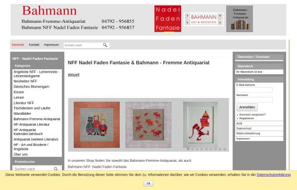 Vorschau von www.bahmannkg.de, Bahmann-Art und Broderie