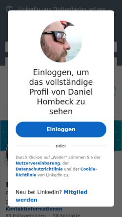 Vorschau der mobilen Webseite www.digisurf.de, Daniel Hombeck