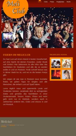 Vorschau der mobilen Webseite www.meliclub.de, Meli-Club Rostock e.V.