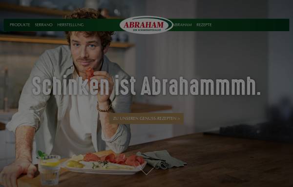 Vorschau von www.abraham.de, Abraham Schinken GmbH & Co. KG