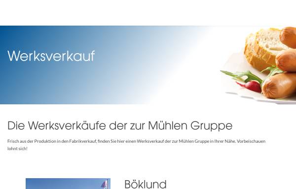 Vorschau von www.zurmuehlengruppe.de, Weimarer Wurstwaren GmbH