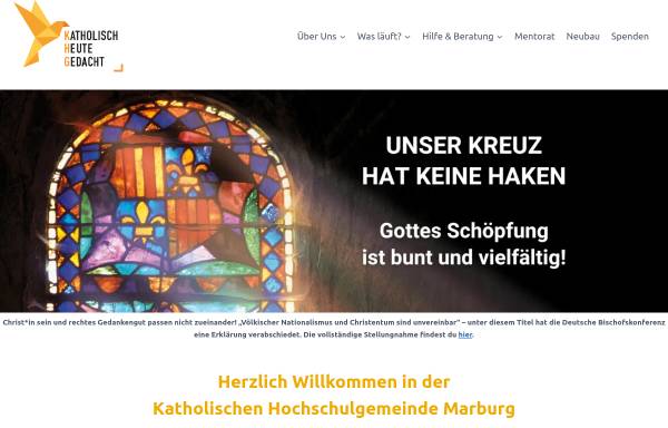 Vorschau von www.khg-marburg.de, Marburg - KHG