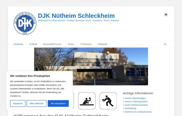 Vorschau von www.nuetheim-schleckheim.de, DJK Sportgemeinschaft Nütheim Schleckheim e.V.