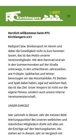 Vorschau der mobilen Webseite rtc-kirchlengern.de, RTC Kirchlengern