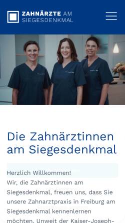 Vorschau der mobilen Webseite www.dr-dannenberg.de, Zahnarztpraxis Dr. Winfried Dannenberg