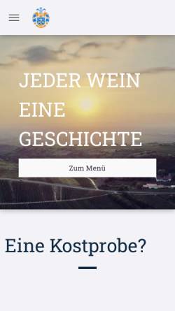 Vorschau der mobilen Webseite winzer-express.de, Weingut Zumstein