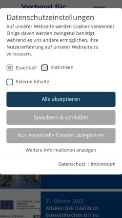 Vorschau der mobilen Webseite www.fuenf-nrw.de, Verband für Modernen Fünfkampf Nordrhein-Westfalen e.V.