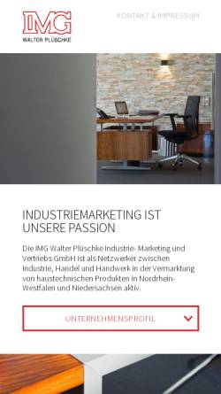 Vorschau der mobilen Webseite img-plueschke.de, IMG Plüschke