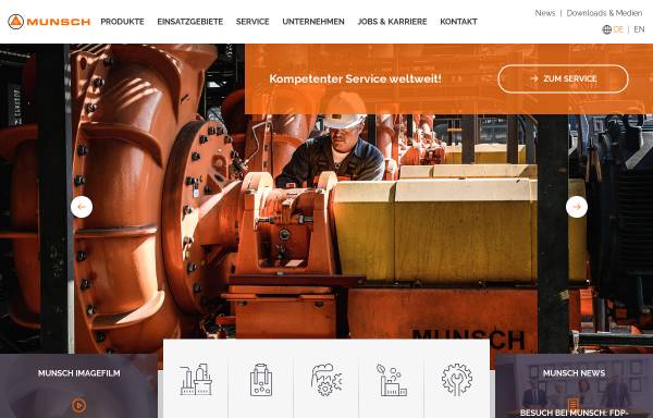 Vorschau von www.munsch.de, Munsch Chemie-Pumpen GmbH