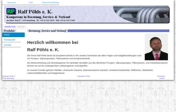 Vorschau von www.poehlspumpen.de, Ralf Pöhls e.K.