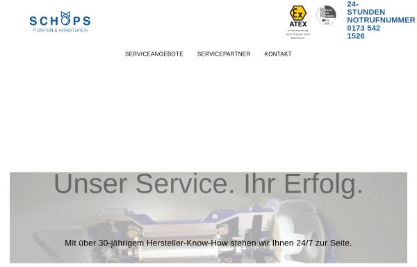 Vorschau von www.pumpen-schoeps.de, Schöps GmbH