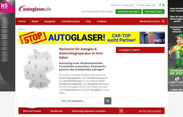 Vorschau von www.autoglaser.de, Auto.net GLASinnovation GmbH