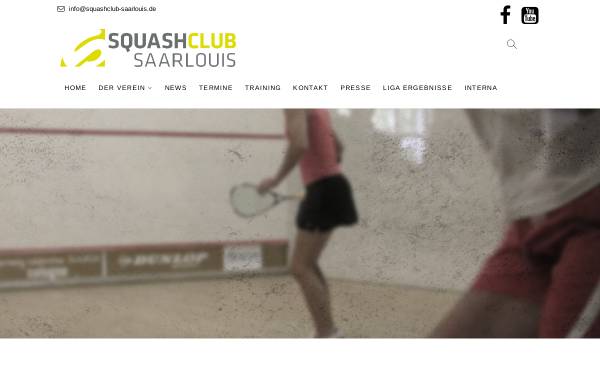Vorschau von www.squashclub-saarlouis.de, Squash Club Saarlouis e.V.