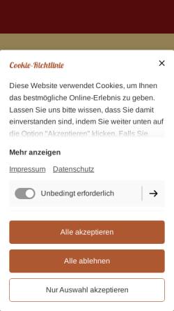 Vorschau der mobilen Webseite www.goschenhobel.de, Der Goschenhobel
