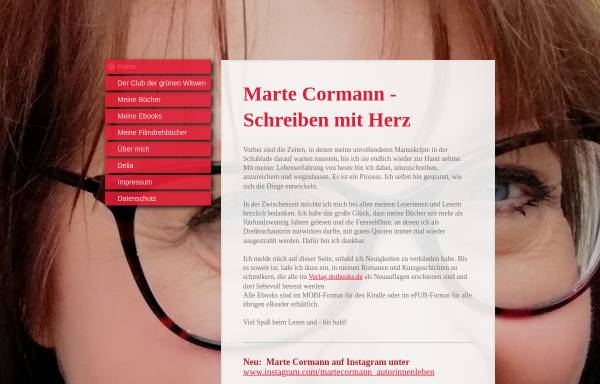 Vorschau von www.martecormann.de, Marte Cormann - Schreiben mit Herz