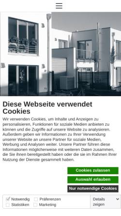 Vorschau der mobilen Webseite www.architekt-albers.de, Albers, Architekturbüro