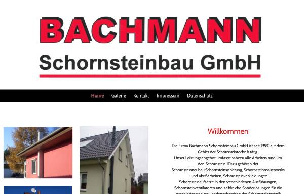 Vorschau von www.schornstein-bachmann.de, Bachmann-Schornsteinbau GmbH