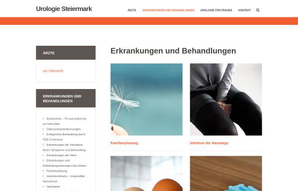 Vorschau von urologie-stmk.at, Fachärzte für Urologie und Andrologie Steiermark
