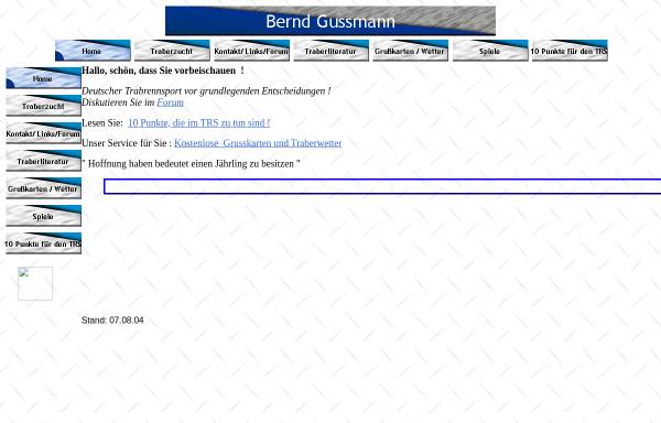 Vorschau von www.bgussmann.de, Bernd Gussmann