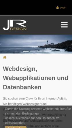 Vorschau der mobilen Webseite www.jr-design.ch, JR-Design