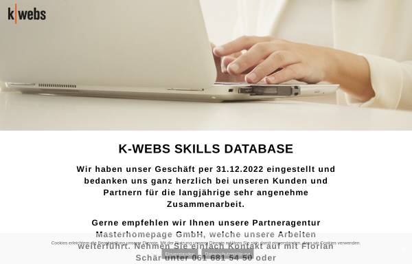 Vorschau von www.k-webs.ch, k-webs Internet Conulting & Projektmanagement