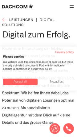Vorschau der mobilen Webseite www.drehpunkt.ch, Medienagentur Drehpunkt GmbH