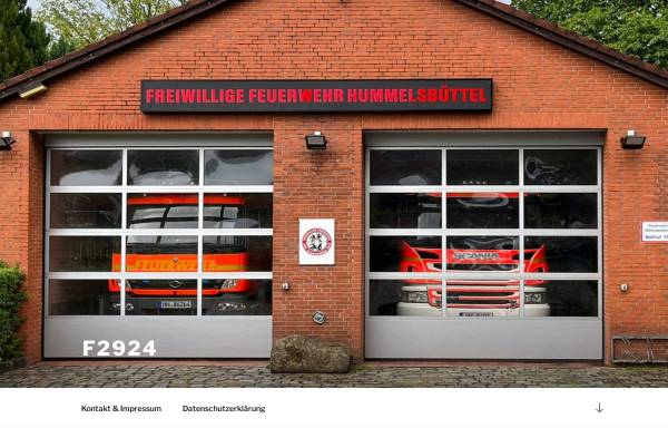 Vorschau von www.ff-hummelsbuettel.de, Freiwillige Feuerwehr Hummelsbüttel