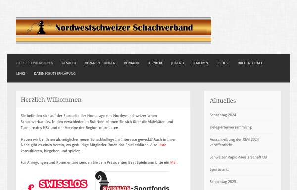Vorschau von www.schach-nsv.ch, Nordwestschweizer Schachverband