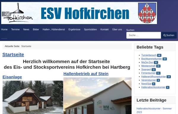 Vorschau von www.esv-hofkirchen.at, ESV-Hofkirchen