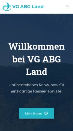 Vorschau der mobilen Webseite www.vg-abg-land.de, Verwaltungsgemeinschaft Altenburger Land