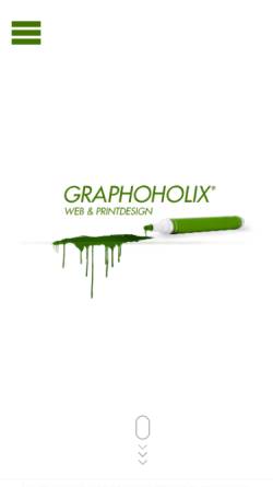 Vorschau der mobilen Webseite www.graphoholix.de, Christian Bensinger