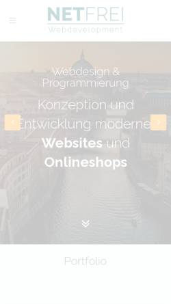 Vorschau der mobilen Webseite netfrei.de, Samar Maamoun