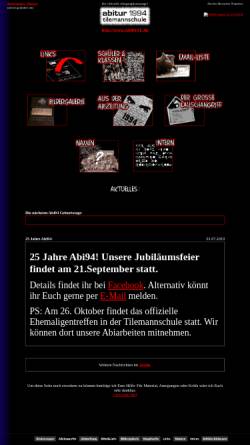 Vorschau der mobilen Webseite www.abi94tl.de, Limburg - Tilemannschule