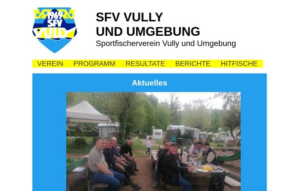 Vorschau von www.sfv-vully.ch, Sportfischerverein Vully und Umgebung (Schweiz)