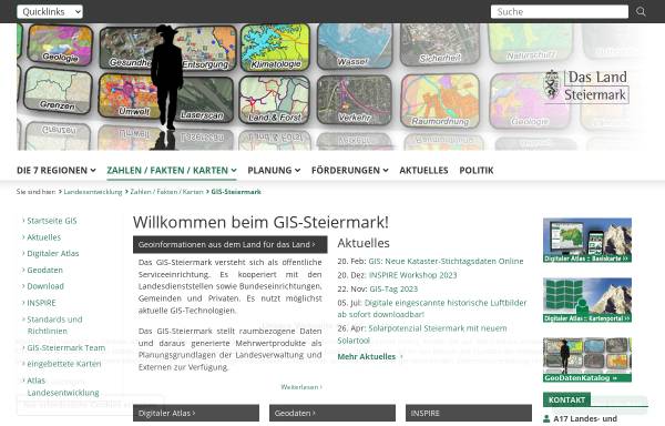 Vorschau von www.gis.steiermark.at, GIS-Steiermark