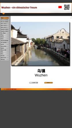 Vorschau der mobilen Webseite www.wuzhen.de, Wuzhen - Beate Czerwinski