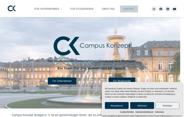 Vorschau von www.campus-konzept.de, Campus-Konzept Stuttgart e.V.