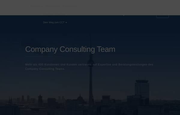 Vorschau von cct-ev.de, Company Consulting Team e.V.