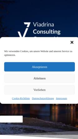 Vorschau der mobilen Webseite vcg-ev.de, Viadrina Consulting Group e.V.