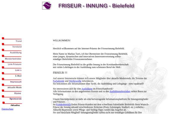 Vorschau von friseur-innung-bielefeld.de, Friseur-Innung Bielefeld