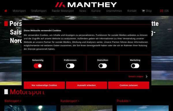 Vorschau von www.manthey-racing.de, Manthey Racing