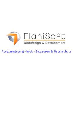 Vorschau der mobilen Webseite www.flanisoft.at, FlaniSoft - Webdesign, Applikationen, Webhosting