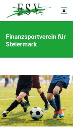 Vorschau der mobilen Webseite www.fsv-steiermark.at, FSV Steiermark