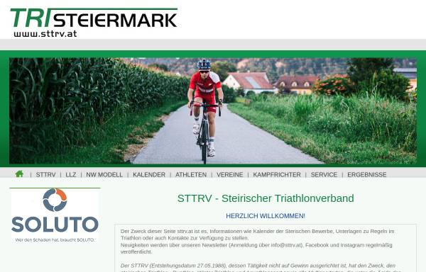 Vorschau von sttrv.at, STTRV Steirischer Triathlon Verband