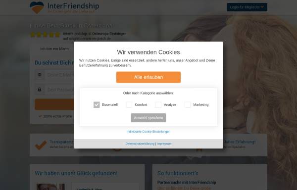 Vorschau von www.interfriendship.de, InterFriendship GmbH