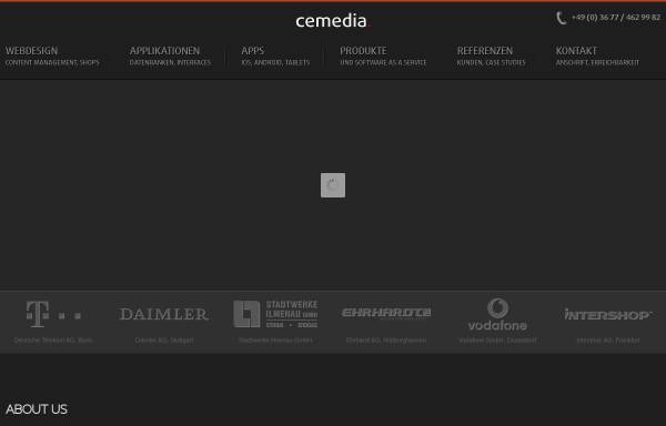 Vorschau von www.cemedia.de, CEMEDIA - Internetdienstleistungen